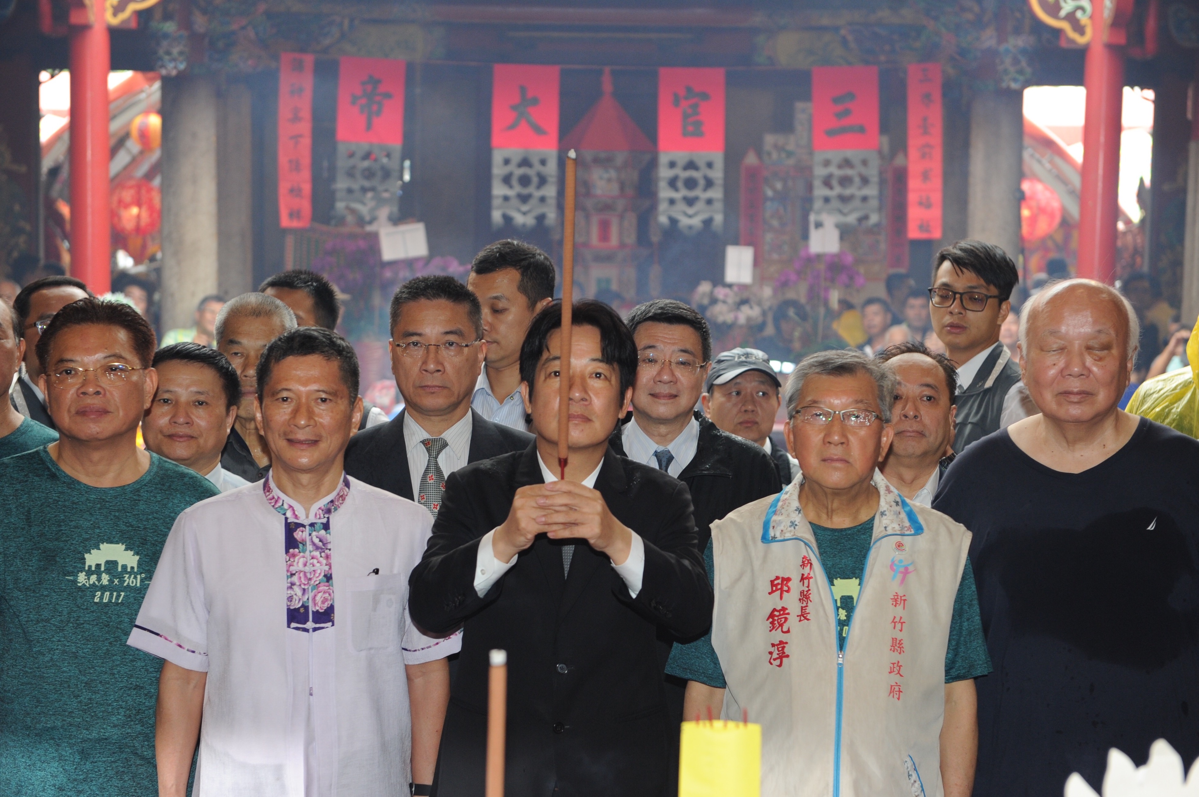 賴揆出席全國義民祭開幕 宣布三好消息 浪漫台三線指日可成 　共8張