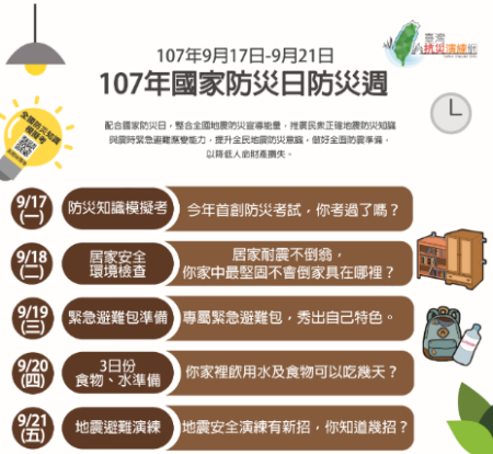 國家防災日防災週