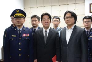 20180214賴清德院長視察鐵路警察局臺北分駐所