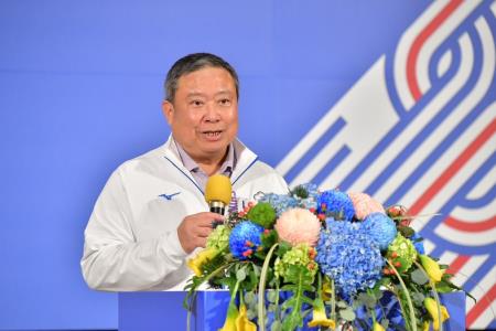 2023年10月12日行政院長陳建仁出席「第19屆杭州亞洲運動會返國餐會」。