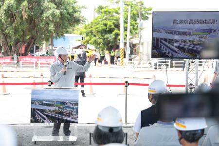 2026年5月16日行政院長卓榮泰視察高速鐵路屏東車站特定區路段臺鐵改善暨六塊厝車站遷建建設計畫進度 　共6張