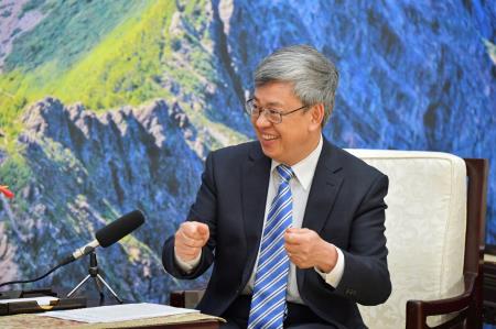 2023年3月13日行政院長陳建仁接見「美國伊利諾大學系統總校長柯霖訪問團」_2　共6張