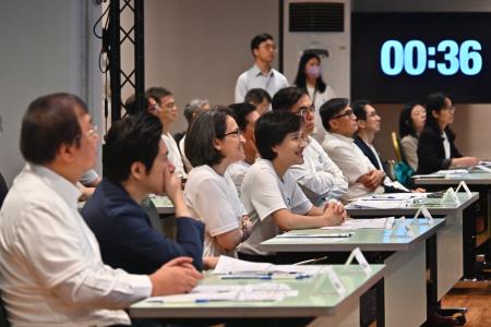 2024年10月28日行政院副院長鄭麗君出席「2024總統盃黑客松-第二次工作坊」。　共7張