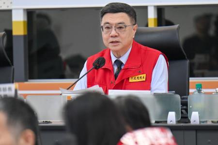 2024年10月2日行政院長卓榮泰視導「視導山陀兒颱風中央災害應變中心」3