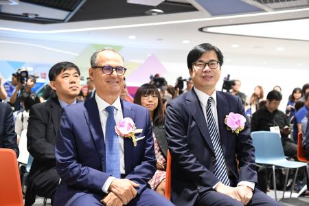 2019年9月10日行政院副院長陳其邁出席IBM客戶中心開幕記者會2 　共4張
