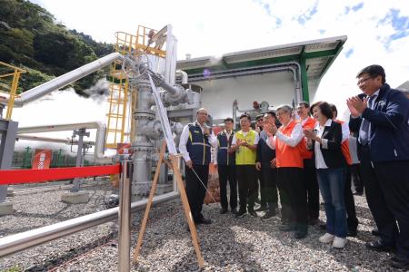 陳院長今(24)日出席台電宜蘭仁澤地熱啟用典禮照片_2 共9張 　共9張