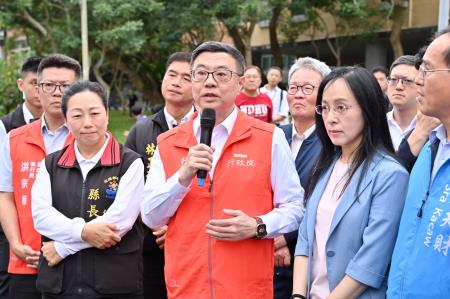 2024年5月22日行政院長卓榮泰視察國立東華大學-校舍災損及復原重建。