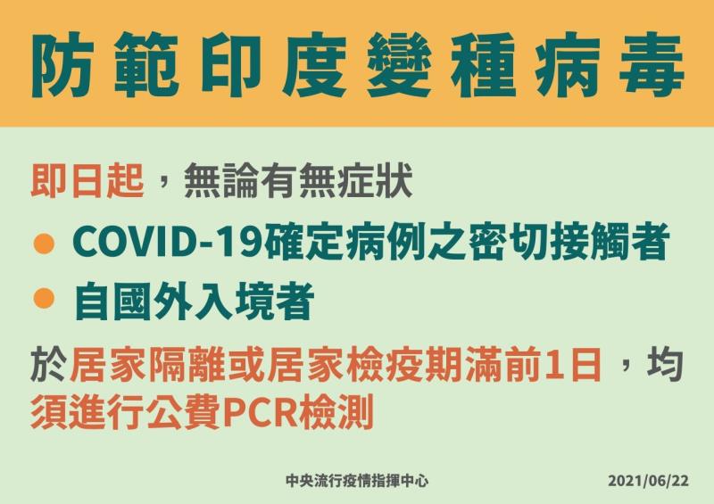 防範印度變種病毒 　共6張