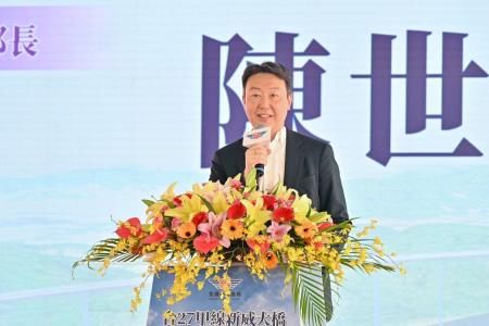 2024年11月24日行政院長卓榮泰出席「台27甲線新威大橋延伸至國道10號里港交流道工程（六龜至美濃）」動土祈福典禮S__110542895_0