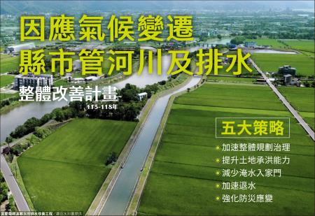 因應氣候變遷縣市管河川及排水整體改善計畫 　共1張