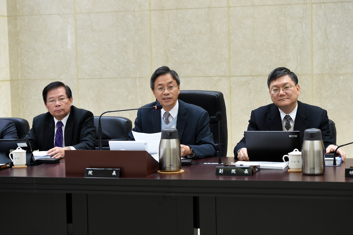 張揆期勉內閣恪盡本分   務求盡善盡美 　共2張