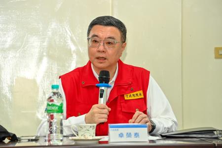 2024年7月27日行政院長卓榮泰視察花蓮地區民生用水供應情形 _1_　共9張