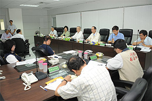 吳揆視察高雄市芭瑪颱風防災整備情形 　共1張