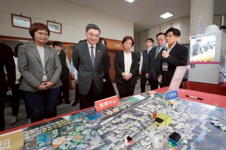 2026年3月22日行政院長卓榮泰出席「115年度防災士培訓」　共5張