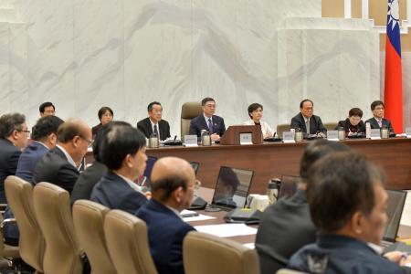 2024年12月3日行政院長卓榮泰主持行政院動員會報113年度會議。 　共6張