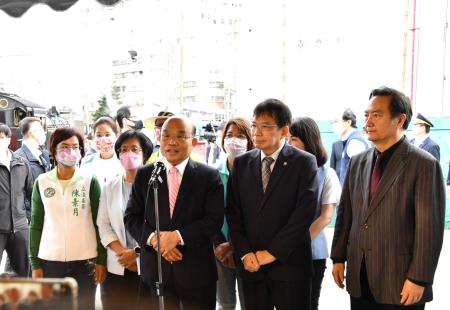 2022年12月4日行政院長蘇貞昌出席扇形車庫啟用100週年慶祝活動9