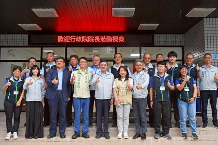2026年7月25日行政院長卓榮泰訪視台電明潭發電廠 　共6張