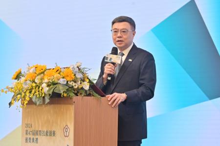2024年9月30日行政院長卓榮泰出席「2024第47屆國際技能競賽頒獎典禮」S__135364728_0　共10張
