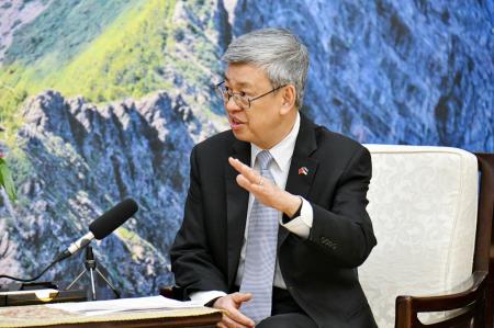 2024年3月7日行政院長陳建仁接見愛沙尼亞國會友台小組訪問團一行7　共10張