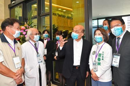 2022年11月18日行政院長蘇貞昌出席屏東榮民總醫院開幕典禮