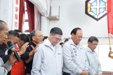 2025年10月25日行政院長卓榮泰感謝馬太鞍教會善心協助 　共6張
