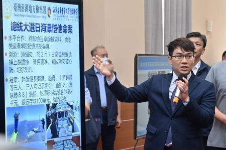 卓院長今(12)日出席113年「第10波安居緝毒專案」成果記者會照片 共7張