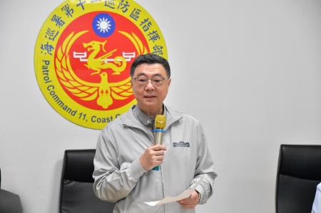 2026年9月18日行政院長卓榮泰視察海巡署第十一巡防區指揮部廳舍現況與整建計劃 　共6張