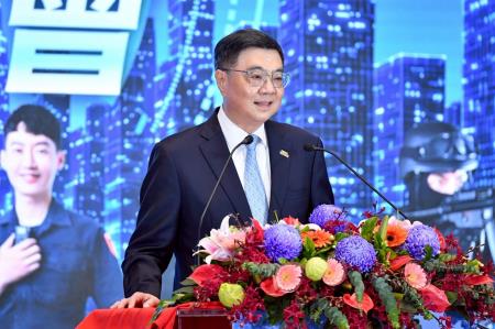 2026年6月11日行政院長卓榮泰出席115年警察節慶祝大會 　共8張