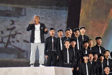 2023年10月21日行政院長陳建仁出席「112年全國運動會」開幕典禮