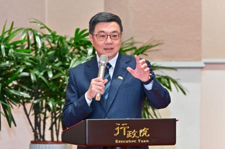 2025年1月8日行政院長卓榮泰接見「日本臺灣商會聯合總會回國訪問團」。　共8張