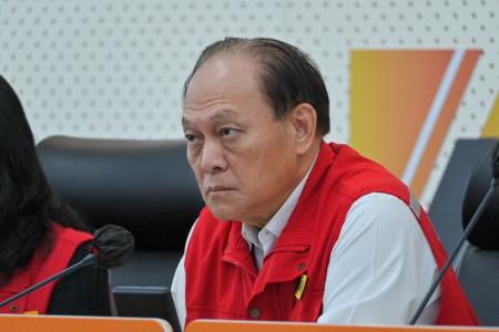 2026年6月27日行政院秘書長張惇涵視導萬里溪堰塞湖中央災害應變中心 　共5張