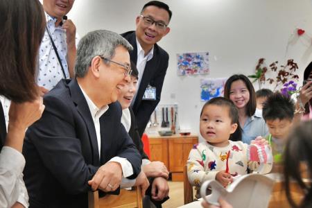 2023年11月28日行政院長陳建仁參訪基隆市成長非營利幼兒園1　共11張