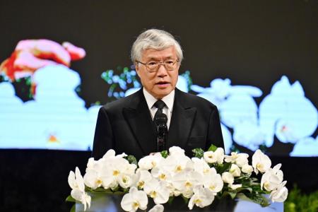 2023年4月23日行政院長陳建仁出席「逆風蒼鷹 辜寬敏紀念會」　共4張