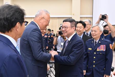 2024年6月13日行政院長卓榮泰出席113年警察節慶祝大會。　共7張