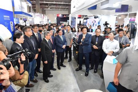 2023年9月6日行政院長陳建仁出席「SEMICON Taiwan 2023國際半導體展」開幕典禮。