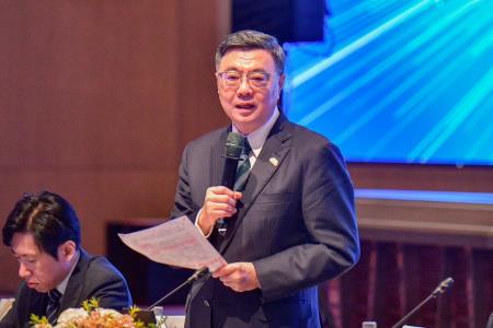2026年6月6日行政院長卓榮泰出席「中華民國工商協進會工商午餐會」 　共8張