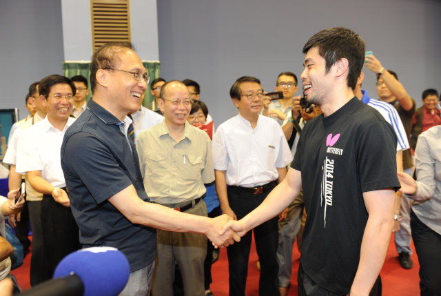 林揆訪視國訓中心  為里約奧運選手加油打氣