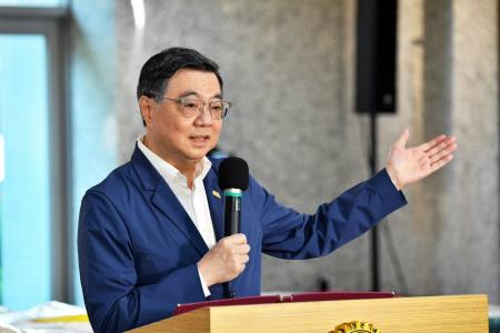 2026年10月17日行政院長卓榮泰出席調查局南機站偵辦「帝詩號遊艇走私愷他命毒品案」記者會 　共8張