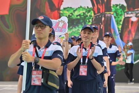 2024年5月25日行政院副院長鄭麗君出席「113年全國身心障礙國民運動會」開幕典禮　共7張
