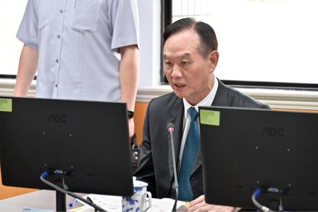 2024年5月24日行政院長卓榮泰視察「165反詐騙諮詢專線」