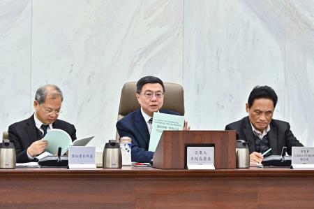 卓院長今(19)日主持行政院原住民族基本法推動會第17次委員會議照片 共7張 　共7張
