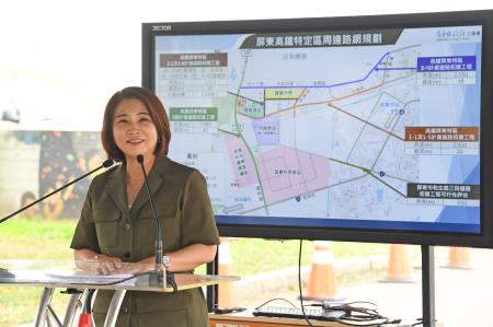 2023年3月27日行政院長陳建仁視察高鐵屏東特區2_2及2_9計畫道路新闢工程_3 　共4張