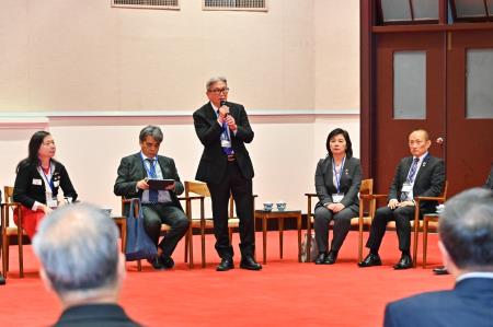 2025年1月8日行政院長卓榮泰接見「日本臺灣商會聯合總會回國訪問團」。　共8張