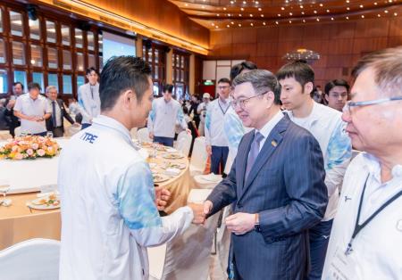 2026年10月6日行政院長卓榮泰出席2026年第20屆愛知名古屋亞洲運動會代表團返國餐會 　共9張