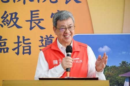 2023年4月24日行政院長陳建仁視察「特搜大隊西屯分隊消防廳舍」改建規劃2 　共9張