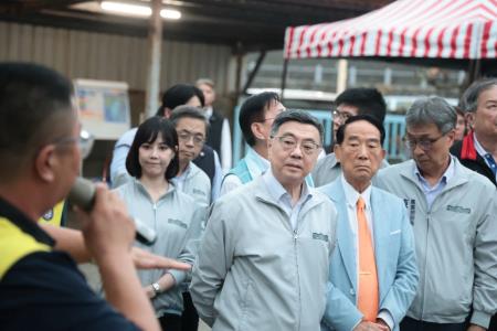 2026年10月29日行政院長卓榮泰視察花蓮漁港儲冰廠及冰凍庫新建工程規劃辦理情形 　共6張