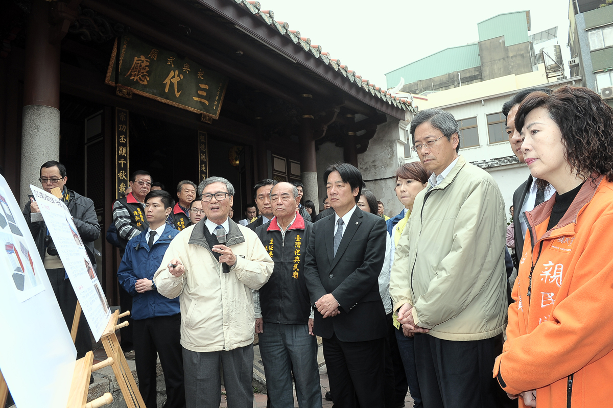 張揆赴臺南關切震災古蹟受損情形 指示全力協助地方政府辦理文化資產修復工作 　共4張