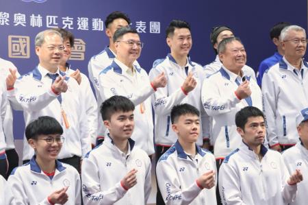 2024年8月16日行政院長卓榮泰出席2024第33屆巴黎奧林匹克運動會代表團返國餐會。　共11張