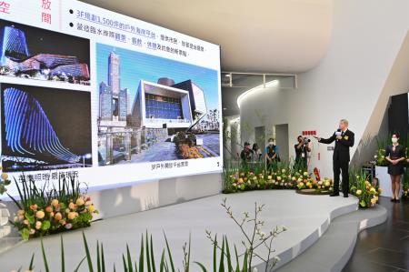2023年3月6日行政院長陳建仁出席「高雄港旅運中心郵輪首航暨旅運設施啟用典禮」4