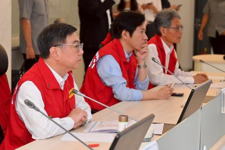 2026年6月26日行政院長卓榮泰視察水利署防災中心 　共5張